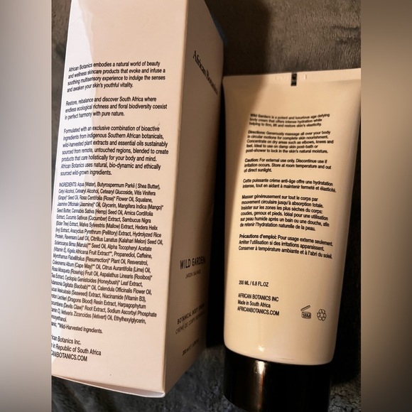 African botanics wild garden botanical body cream 6.76 oz 200 ml - Picture 3 of 7